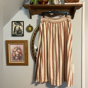 Free People Linen/Cotton Skirt